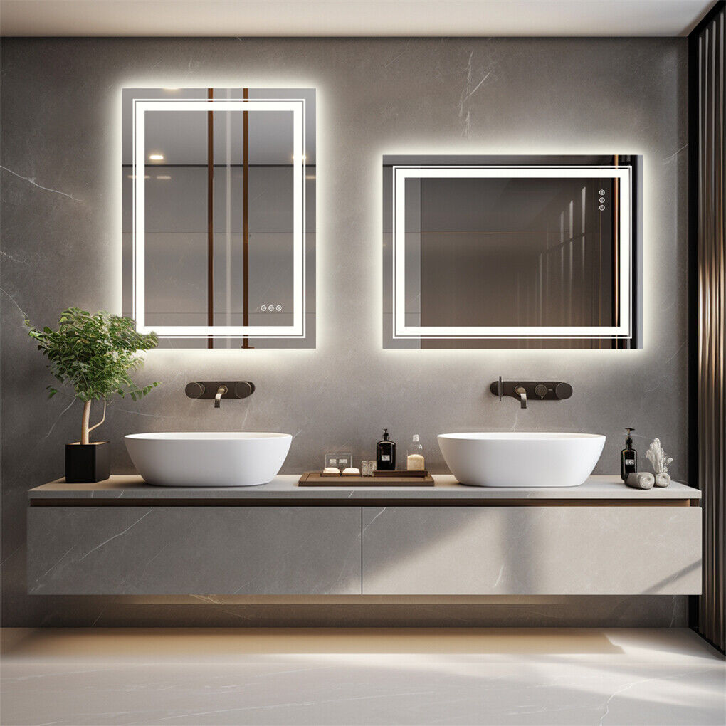 1400x700mm LED Bathroom Mirror RGB Anti-fog Aluminum