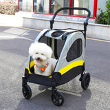 Dog Stroller Foldable Pet Travel Cart M Size