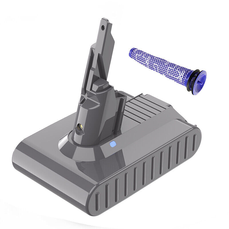 Vacuum Cleaner Accessories: Dyson V7 SV11 9500mAh Replacement Battery + Pre Filter Kit