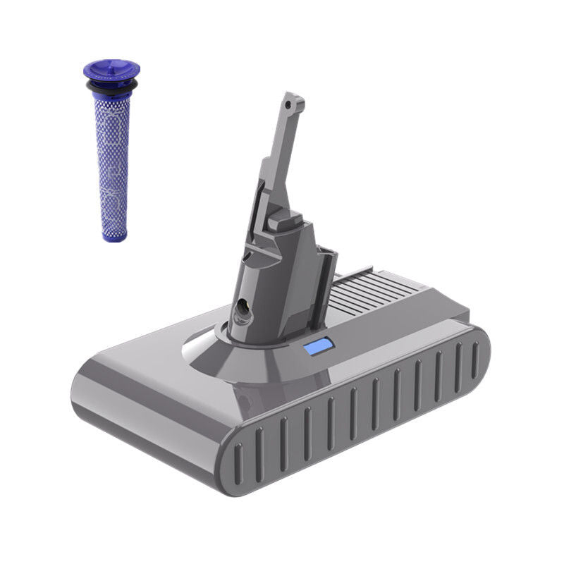 6800mAh Sony Cell Battery + Filter for Dyson V8 SV10 Vacuum Cleaner