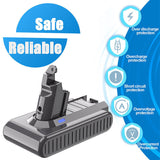 9500mAh Battery for Dyson V6 SV03 SV04 DC58 DC61 DC62