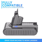 9500mAh Battery for Dyson V6 SV03 SV04 DC58 DC61 DC62