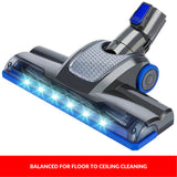 Stick Vacuums: Enigma V8 22.2v Cordless Stick Vacuum Cleaner Blue + Toolkit