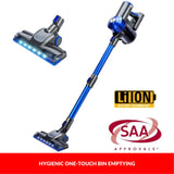 Stick Vacuums: Enigma V8 22.2v Cordless Stick Vacuum Cleaner Blue + Toolkit