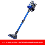 Stick Vacuums: Enigma V8 22.2v Cordless Stick Vacuum Cleaner Blue + Toolkit