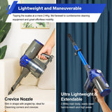 Stick Vacuums: V8 150W Handheld Stick Vacuum Cleaner 40 Min Runtime LED