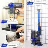 Stick Vacuums: V8 150W Handheld Stick Vacuum Cleaner 40 Min Runtime LED