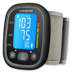 Monitoring & Testing: Automatic Digital Wrist Blood Pressure Monitor Black