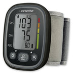 Monitoring & Testing: Automatic Digital Wrist Blood Pressure Monitor Black