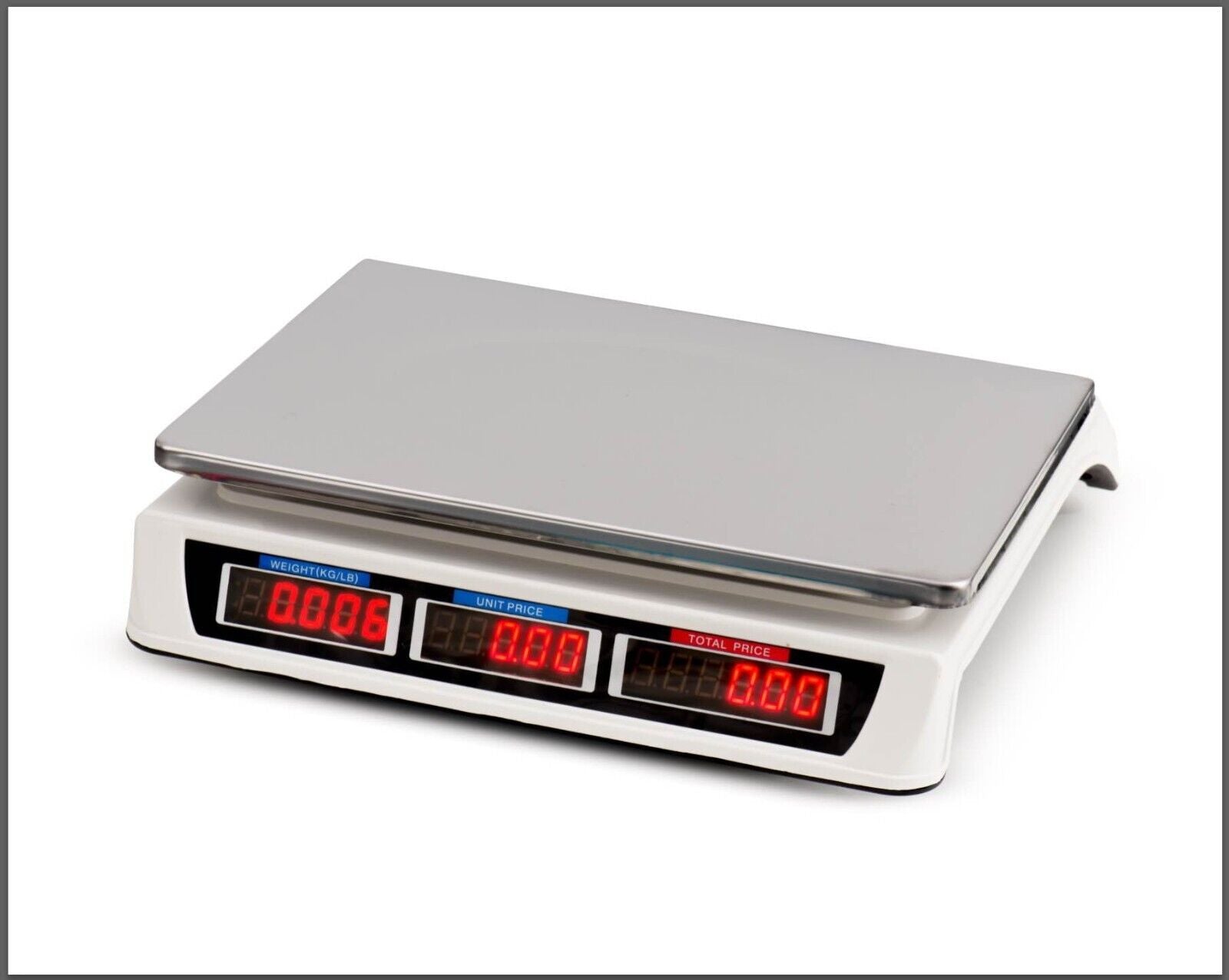 Kitchen Scales: Digital Kitchen Scale Electronic 40KG 1g Increment White