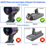 Vacuum Cleaner Accessories: Battery for Dyson V11 Vacuum 25.2V 6.0A Replacement