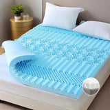 Mattress Toppers: King Mattress Topper Memory Foam 7-Zone 8cm