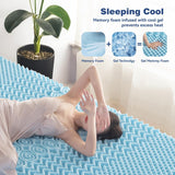 Mattress Toppers: King Mattress Topper Memory Foam 7-Zone 8cm