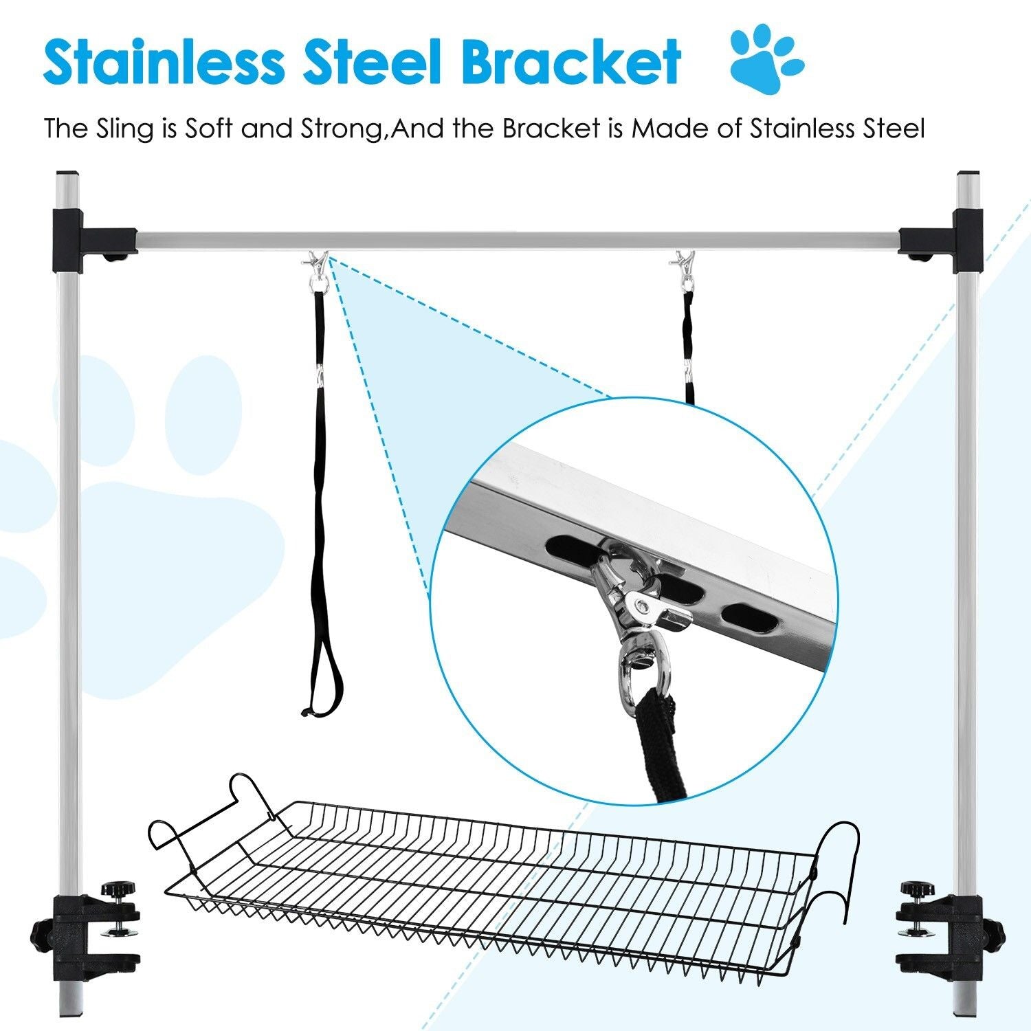 Dog Grooming Supplies: Adjustable Pet Grooming Table for Australian Cattle Dog, Foldable