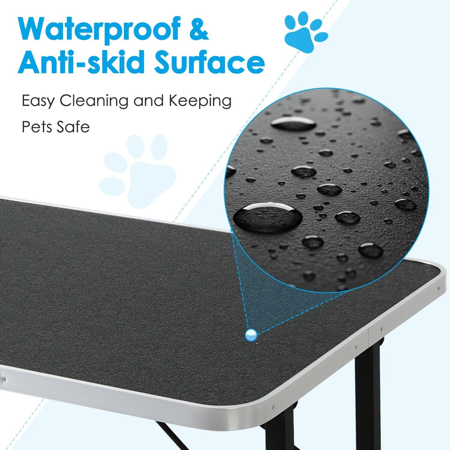 Dog Grooming Supplies: Adjustable Pet Grooming Table for Australian Cattle Dog, Foldable