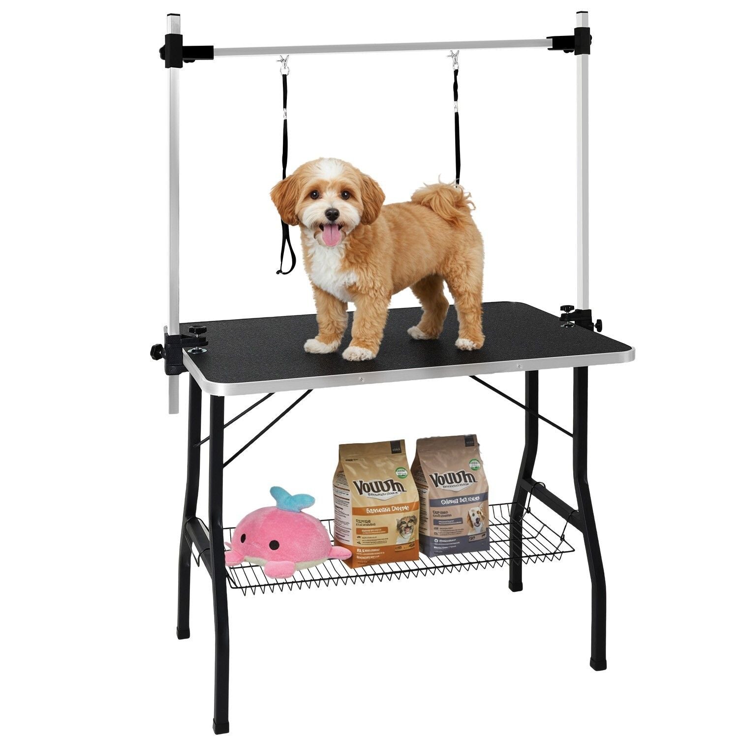 Dog Grooming Supplies: Adjustable Pet Grooming Table for Australian Cattle Dog, Foldable