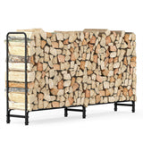 Bicycle Stands & Storage: Metal Firewood Rack Log Storage Holder Heavy Duty