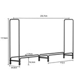 Bicycle Stands & Storage: Metal Firewood Rack Log Storage Holder Heavy Duty