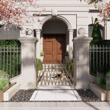 Fence & Gate Accessories: Expandable Aluminum Garden Fence Gate Rectangular