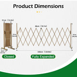 Fence & Gate Accessories: Expandable Aluminum Garden Fence Gate Rectangular