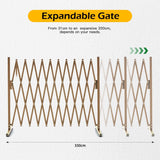 Fence & Gate Accessories: Expandable Aluminum Garden Fence Gate Rectangular