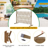 Fence & Gate Accessories: Expandable Aluminum Garden Fence Gate Rectangular