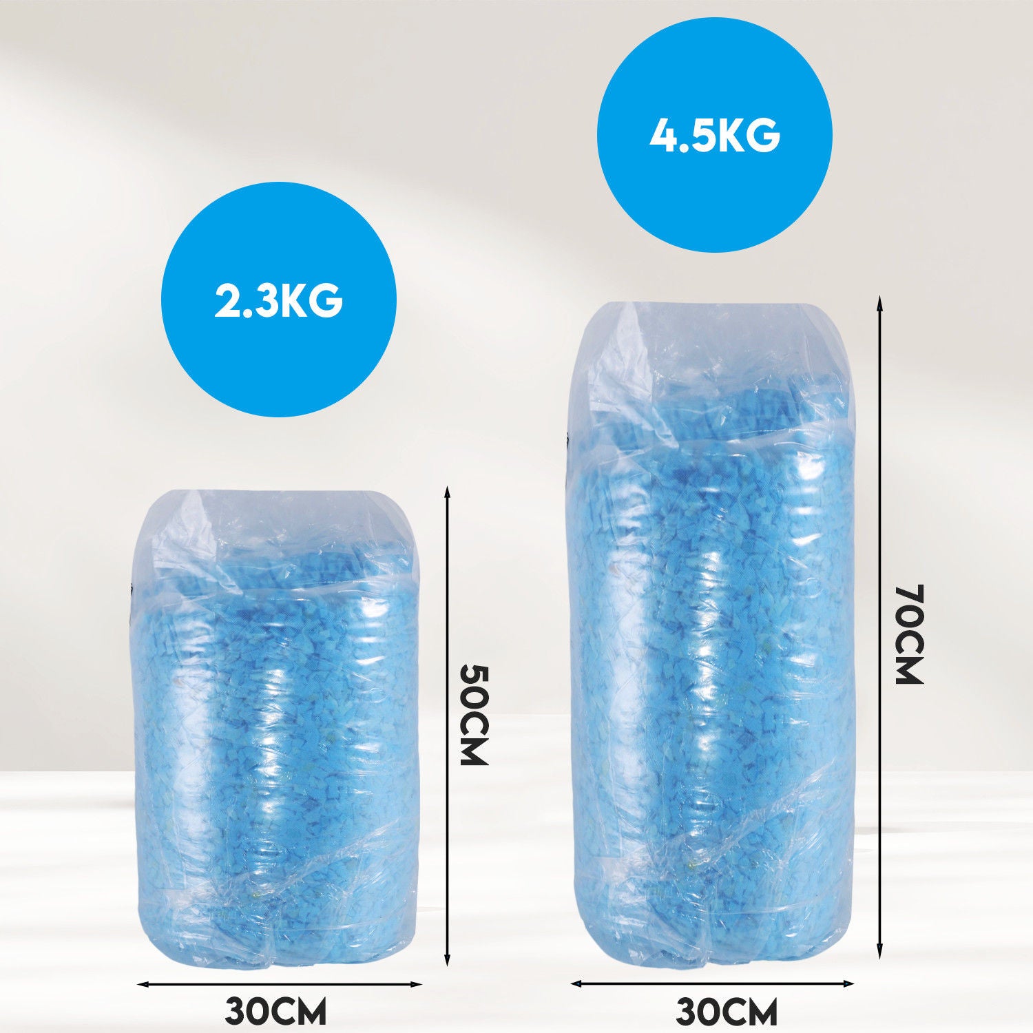 Pillows: Shredded Memory Foam 2.3KG for DIY Cushions, Dog Beds