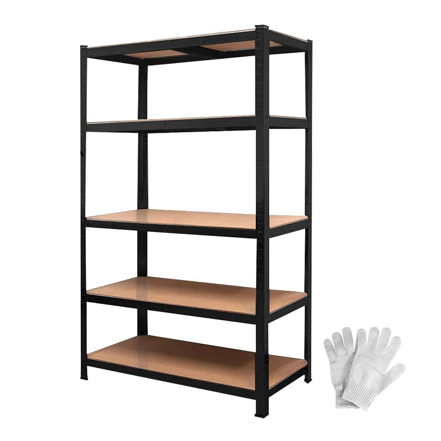 Wall Storage Racks: Heavy Duty Warehouse Shelving 75x30x152cm Steel Storage Rack