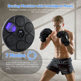 Boxing & Martial Arts: Bluetooth Smart Punching Bag Wall Pad 9 Speeds w/ Gloves