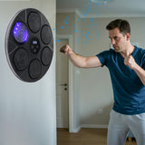 Boxing & Martial Arts: Bluetooth Smart Punching Bag Wall Pad 9 Speeds w/ Gloves