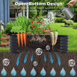 Garden Beds & Planters: Oval Raised Garden Bed Galvanised Steel 240x80x42cm Planter