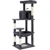 Cat Scratching Posts: Cat Tower Tree Condo Scratching Post Dark Grey 142cm