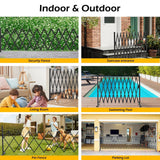 Fencing: Retractable Aluminium Garden Gate Pet Fence Durable Indoor Outdoor