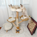 Cat Scratching Posts: Cat Tree Tower Condo Scratcher Bed Sisal Plush Toy Ball