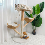 Cat Scratching Posts: Cat Tree Tower Condo Scratcher Bed Sisal Plush Toy Ball