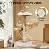 Cat Scratching Posts: Cat Tree Tower Condo Scratcher Bed Sisal Plush Toy Ball