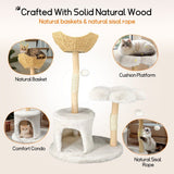 Cat Scratching Posts: Cat Tree Condo Activity Center Sisal Scratcher Tower