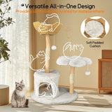 Cat Scratching Posts: Cat Tree Condo Activity Center Sisal Scratcher Tower