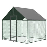 Small Animal Habitats & Cages: Large Chicken Coop Hen House 276x207x300cm Cage Enclosure