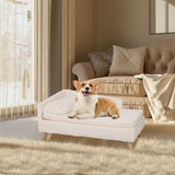 Dog Beds: Small Raised Pet Sofa 70x40x39cm Waterproof Portable Dog Bed