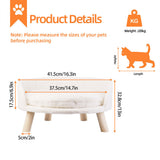 Arm Chairs & Recliners: Luxury Round Pet Sofa Bed 40cm Soft Cushion Anti-skid