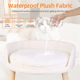 Arm Chairs & Recliners: Luxury Round Pet Sofa Bed 40cm Soft Cushion Anti-skid