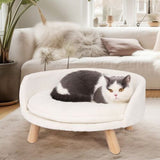 Arm Chairs & Recliners: Luxury Round Pet Sofa Bed 60cm Soft Cushion Anti-skid