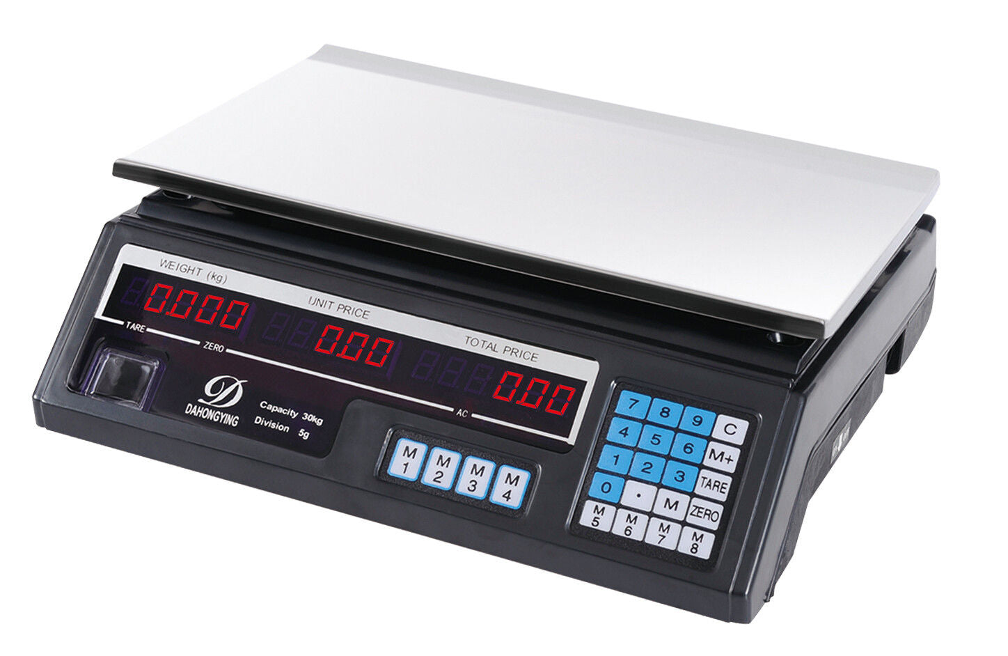 Kitchen Scales: 40KG Digital Kitchen Scale Metal Electronic Postal Platform