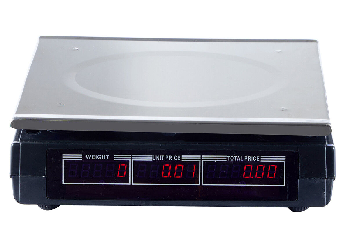 Kitchen Scales: 40KG Digital Kitchen Scale Metal Electronic Postal Platform