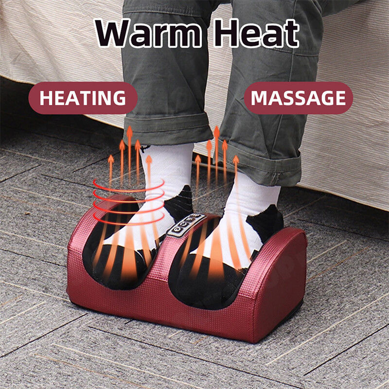 Massage Chairs: 24W Electric Foot Massager with Infrared Therapy & Timer, AC