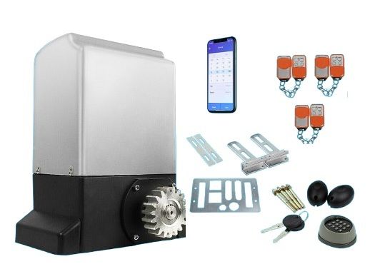 Fence & Gate Accessories: 2000KG Automatic Sliding Gate Opener Commercial Residential + APP