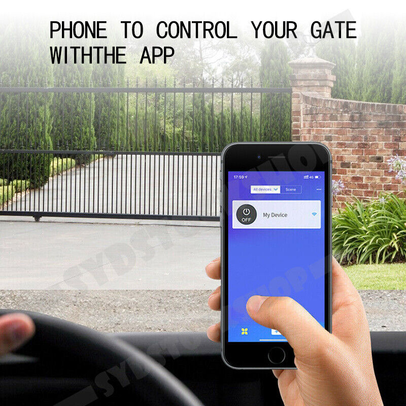 Fence & Gate Accessories: 2000KG Automatic Sliding Gate Opener Commercial Residential + APP