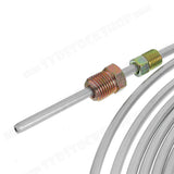 Automotive Repair & Speciality Tools: 25Ft 3/16'' OD Steel Zinc Brake Line Tubing Kit 150MPa +32 Fittings