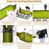 Kitchen & Bathroom DIY: Stainless Steel Glass Bottle Cutter DIY Tool Kit AU